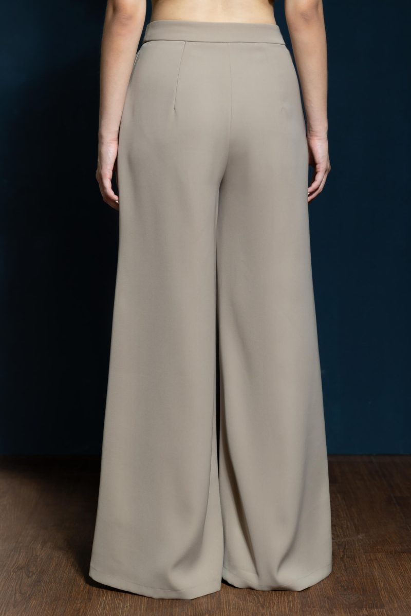 E Vee Elva Wide Cutbray Pants Sands