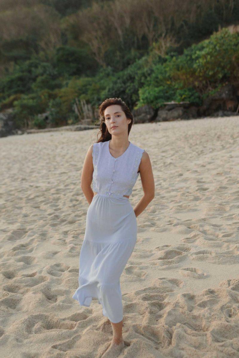 e vee Fleur Trim Dress