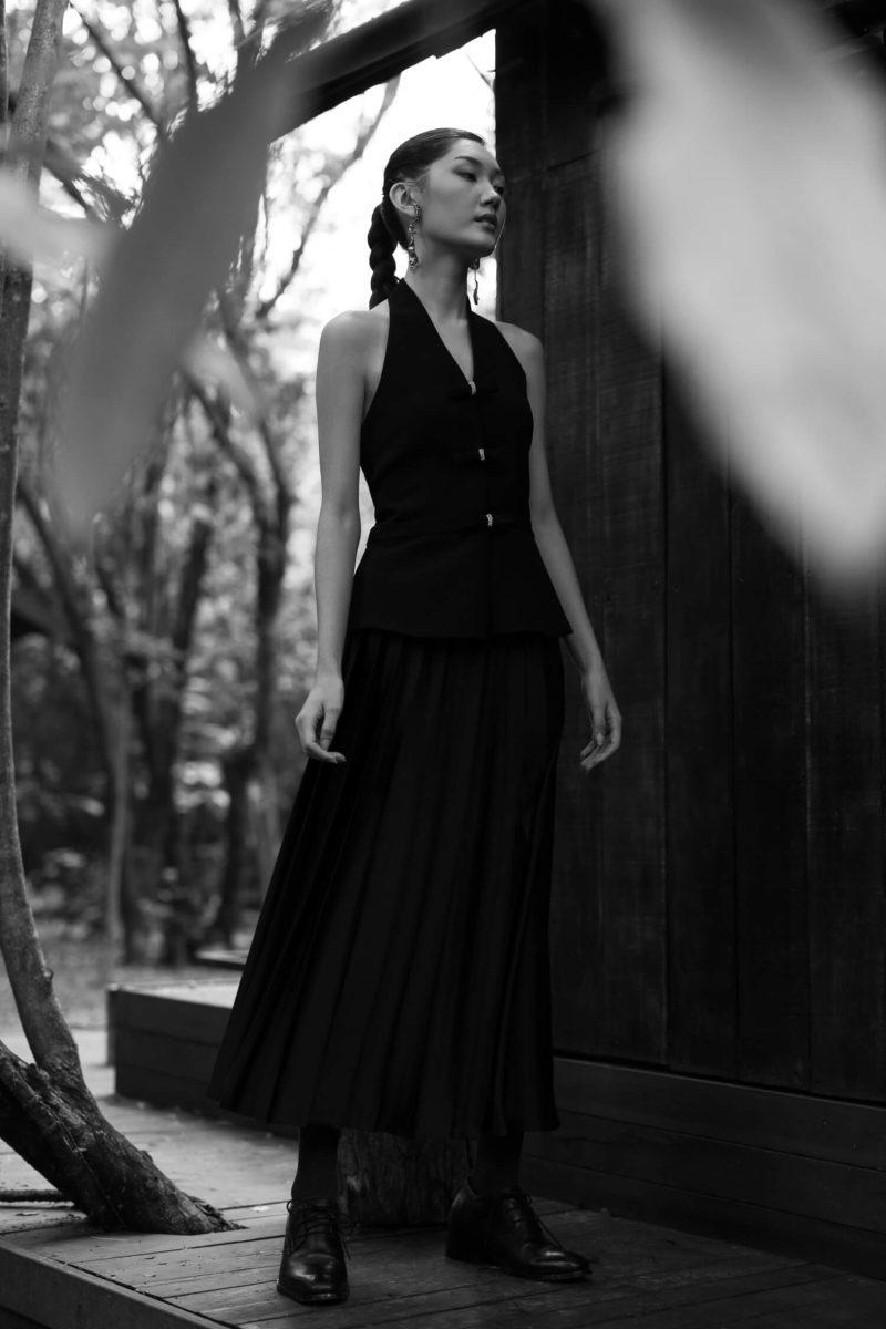 E Vee Helena Pleated Skirt