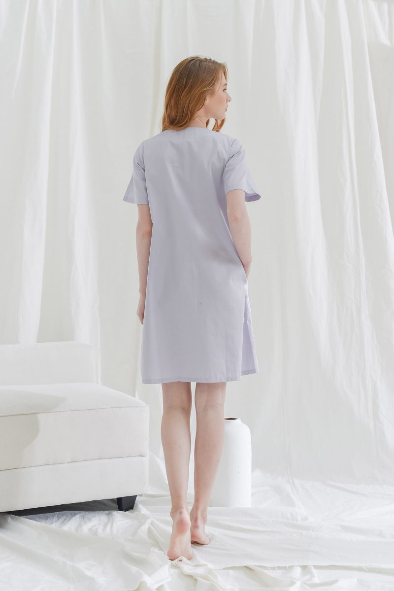 E Vee Lavender Dress
