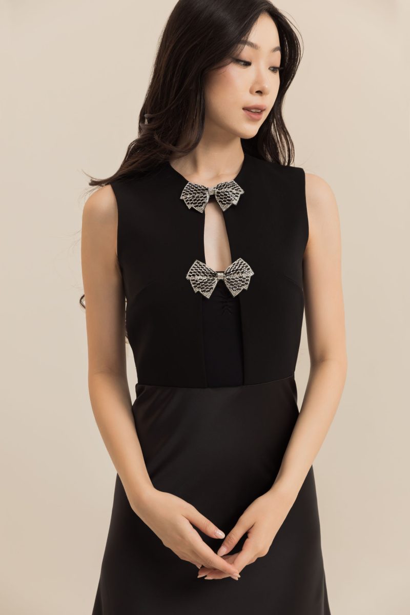 E Vee Lou Bou Bow Dress