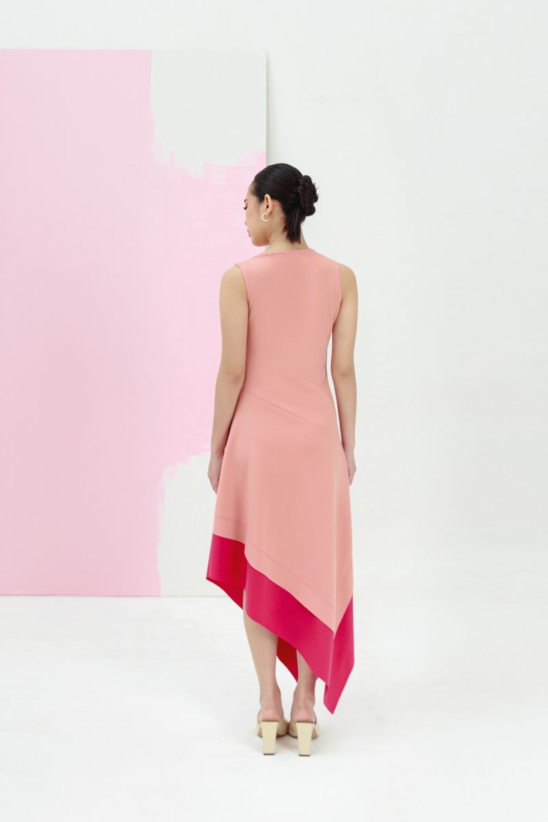 E Vee Maggie A-symmetrical Dress