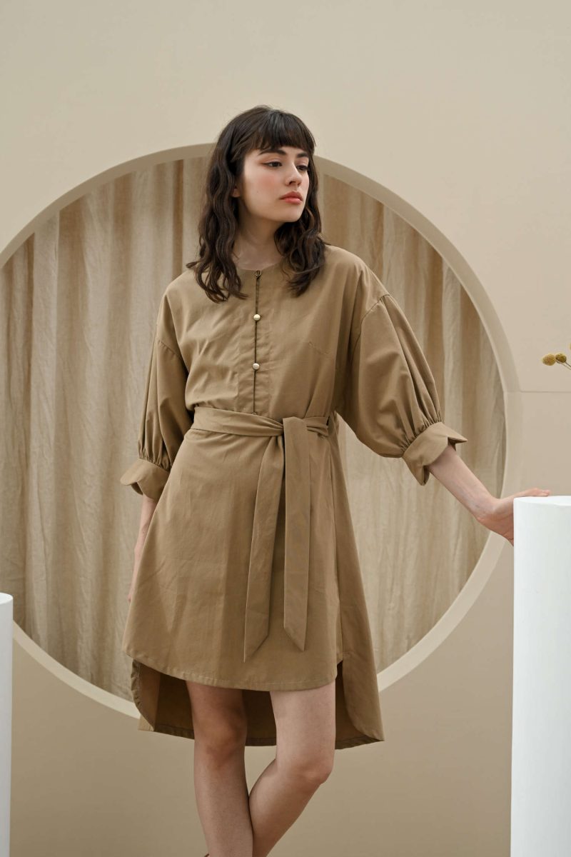 E Vee Mika Dress Asymmetric Lenght