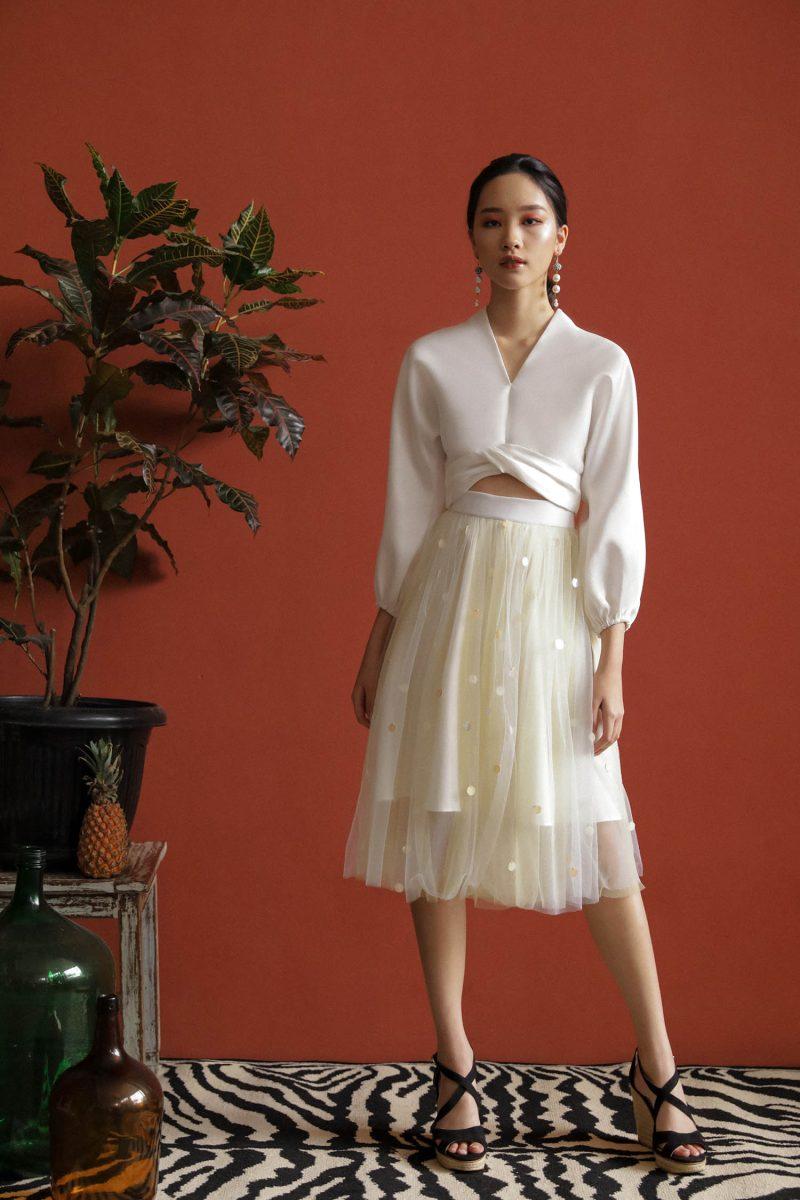 e vee Olivia Top Minx Skirt