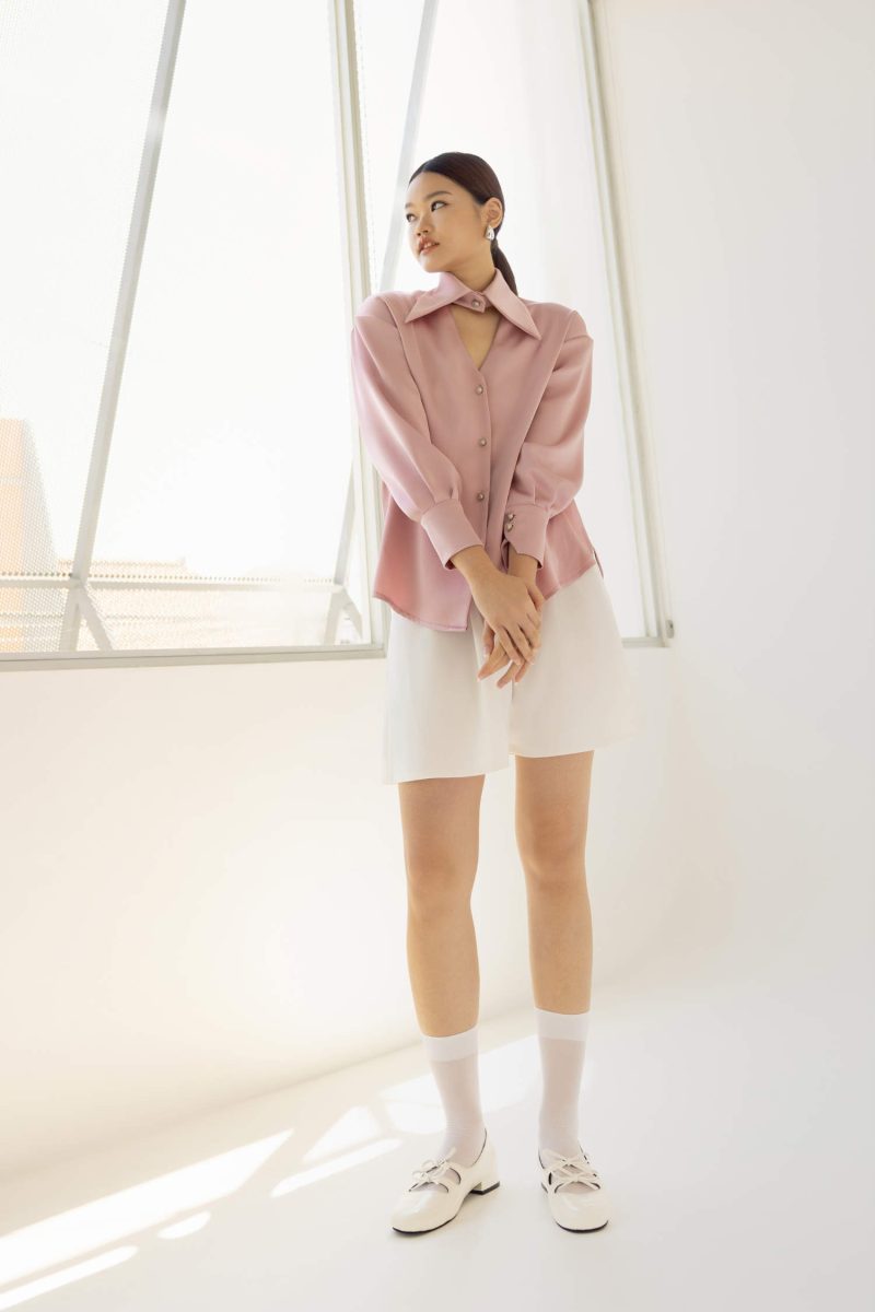 E Vee Renee Satin Shirt