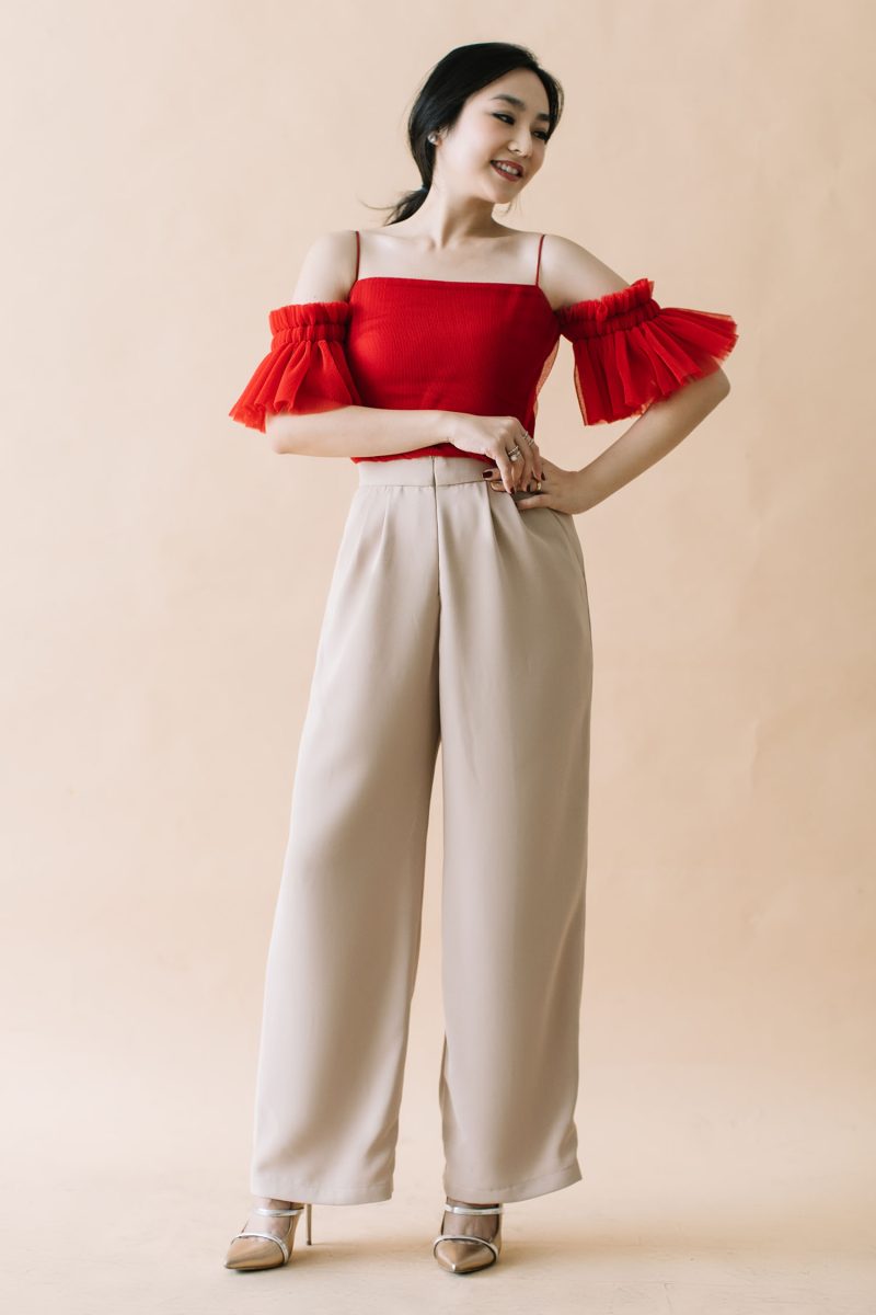 E Vee Ruby Top Basic Pants