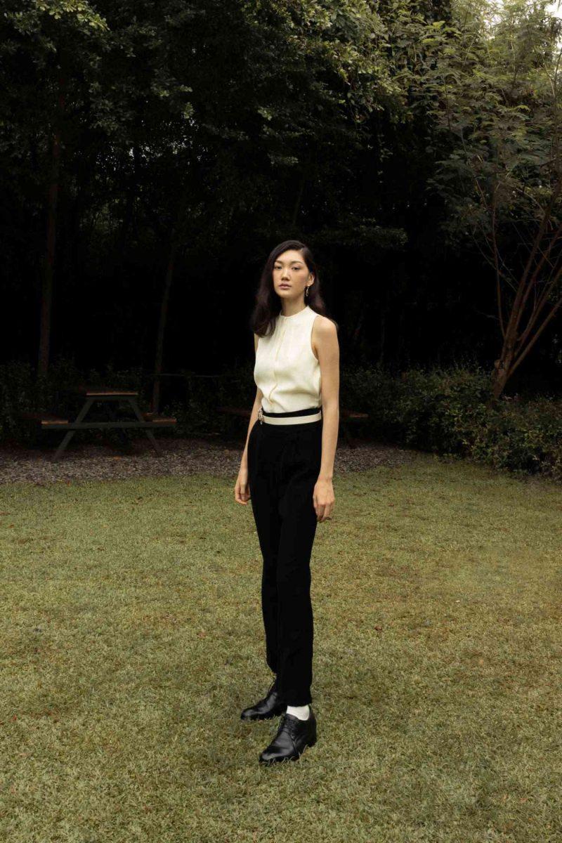 E Vee Rue A-Symetrical Pants