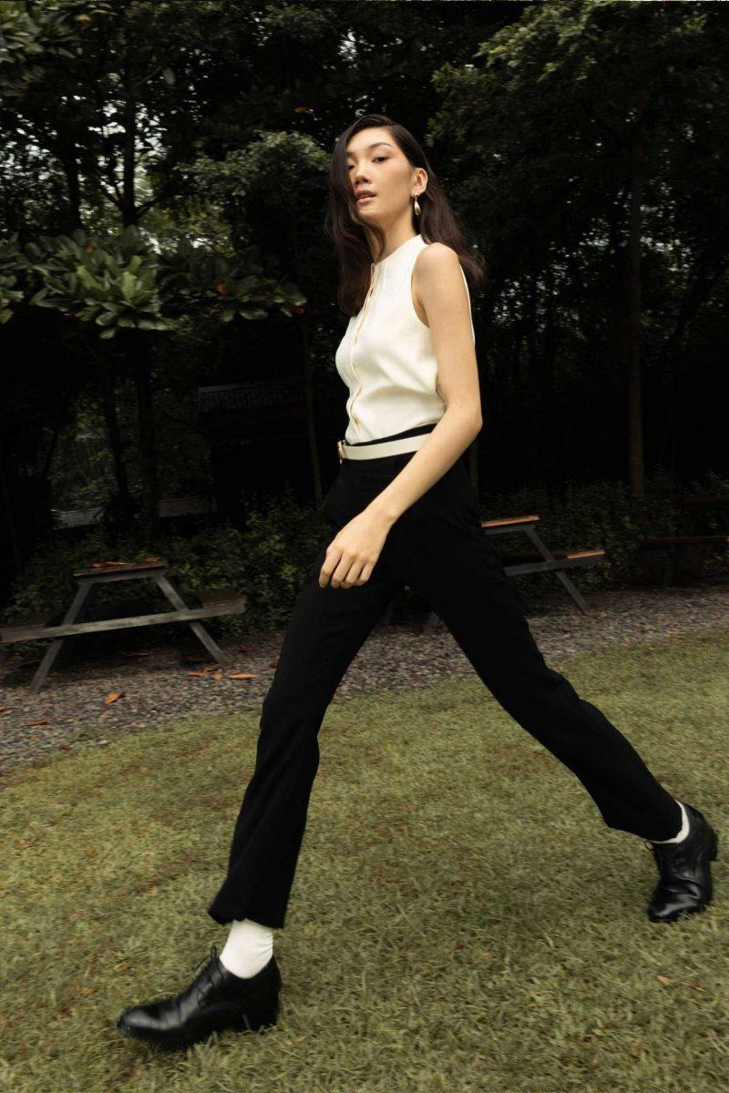 E Vee Rue A-Symetrical Pants