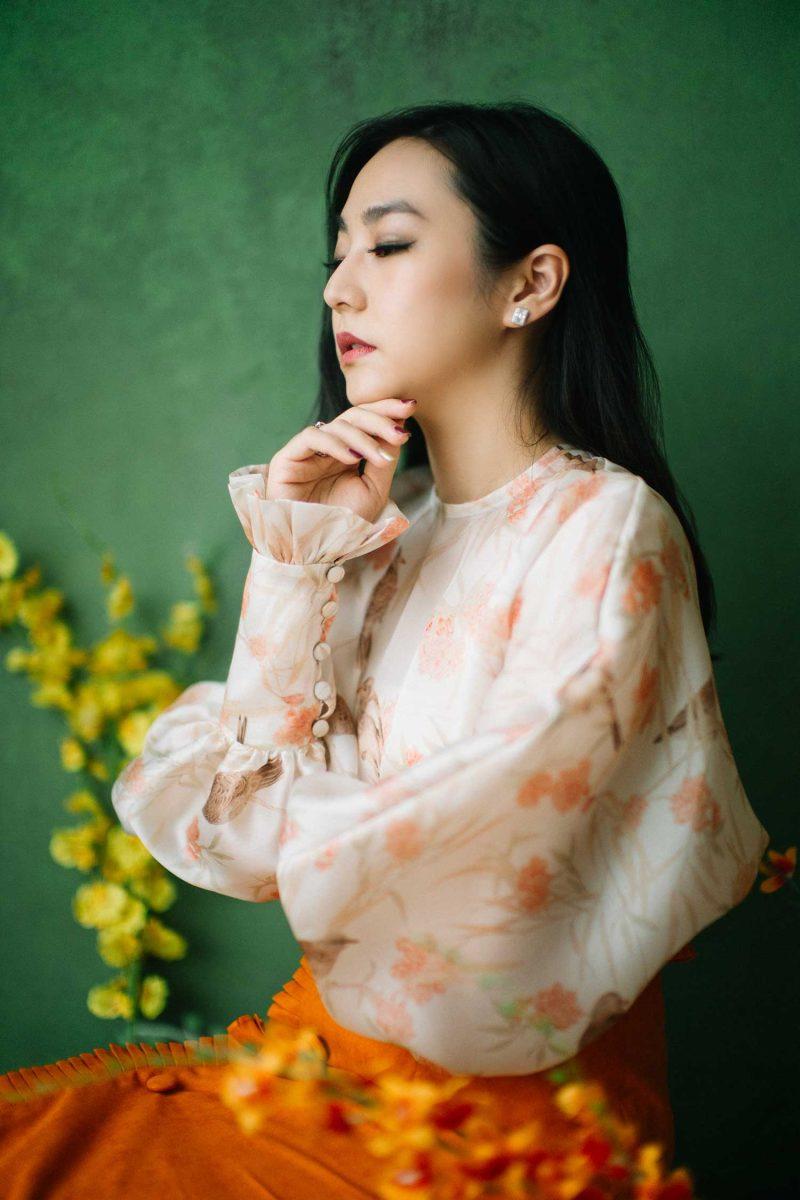 E Vee Rue Top Clementine Skirt