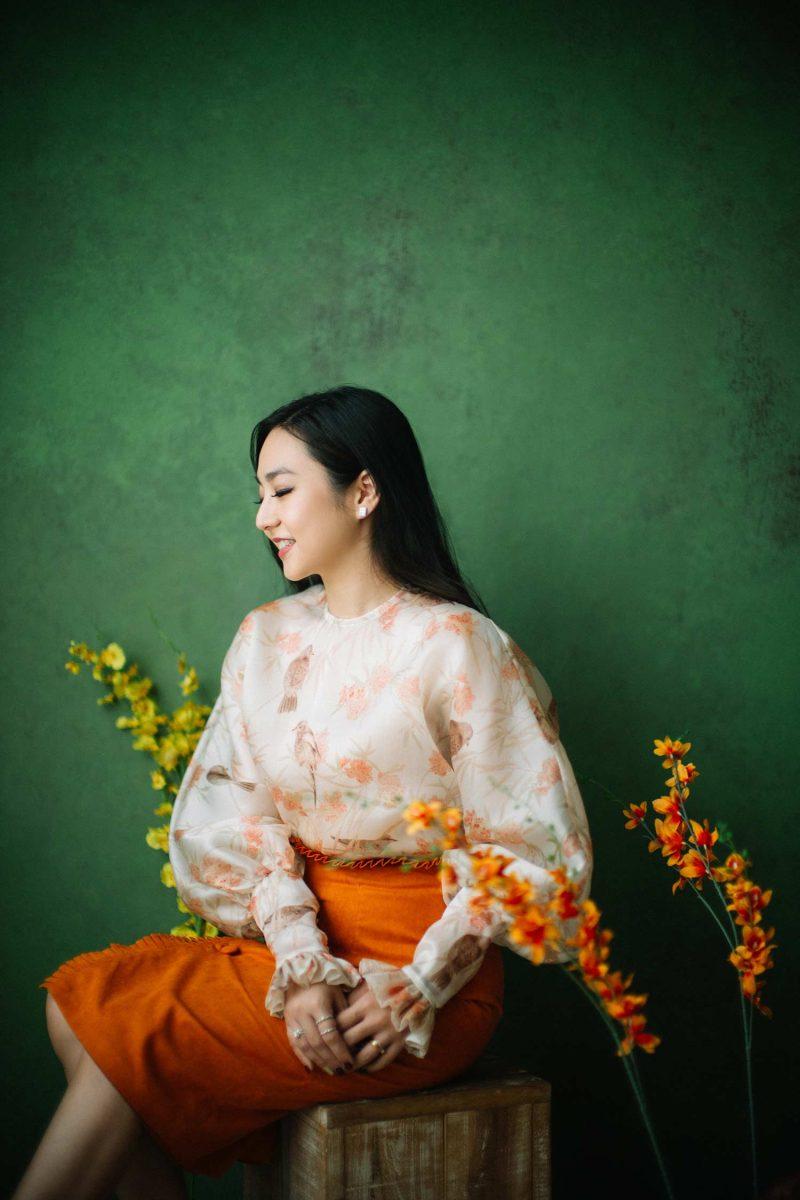 E Vee Rue Top Clementine Skirt