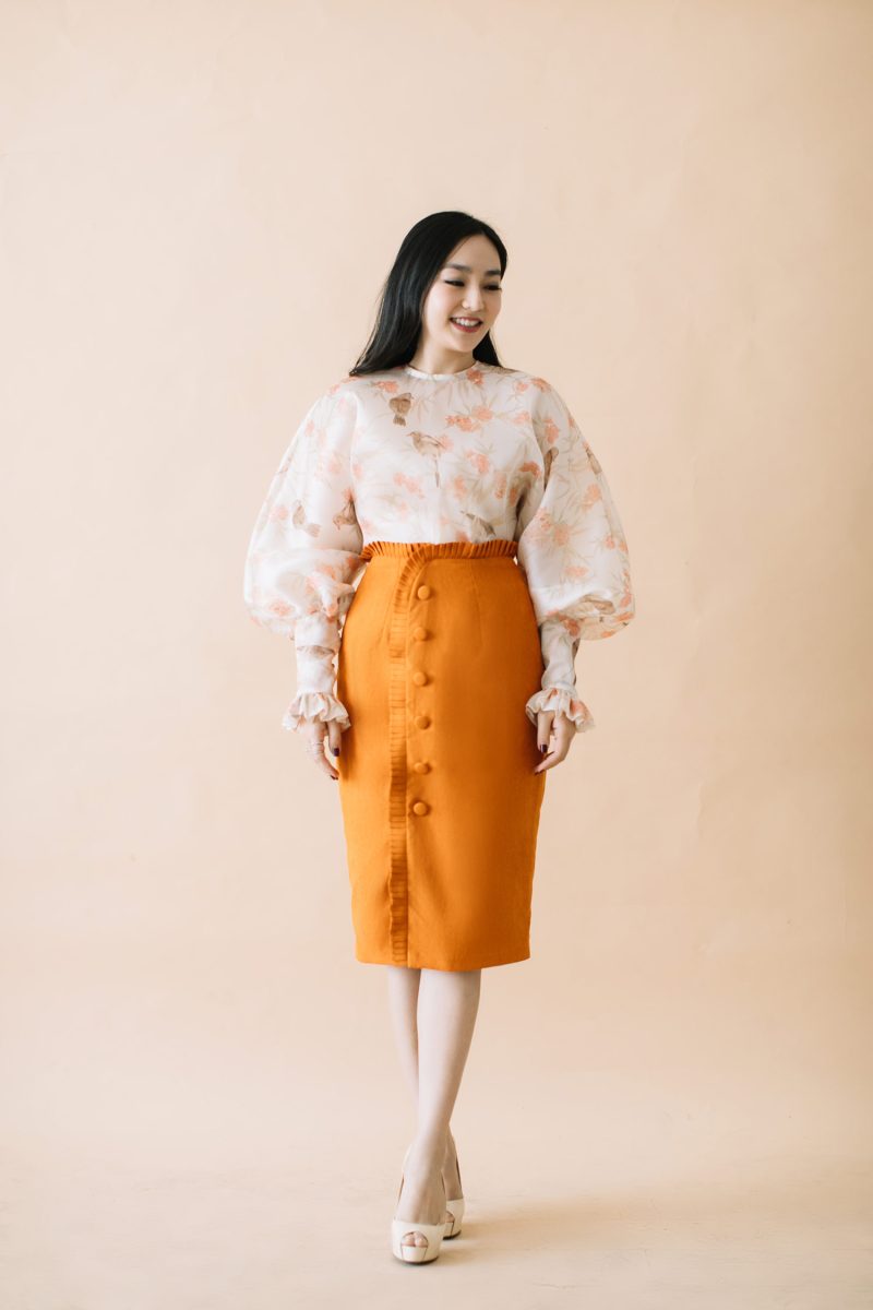 e vee Rue Top Clementine Skirt