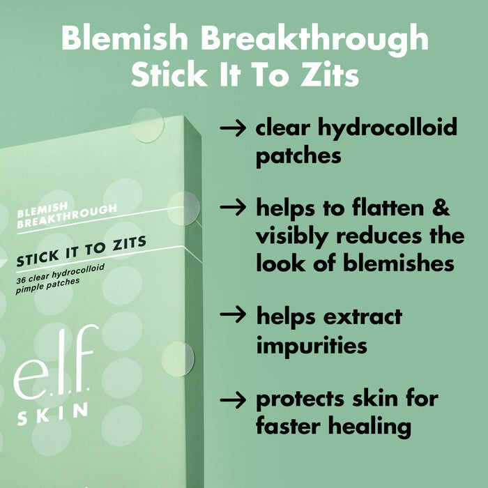 E.l.f. Cosmetics Blemish Breakthrough Stick It To Zits Pimple Patches