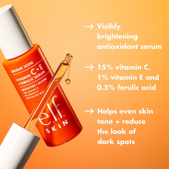 E.l.f. Cosmetics Bright Icon Vitamin C + E + Ferulic Serum Mini