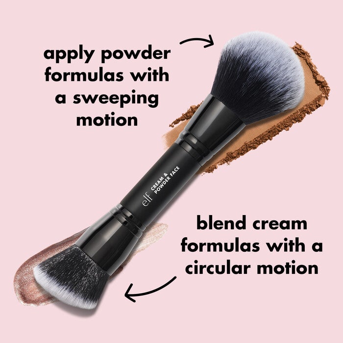 E.l.f. Cosmetics Cream & Powder Face Brush