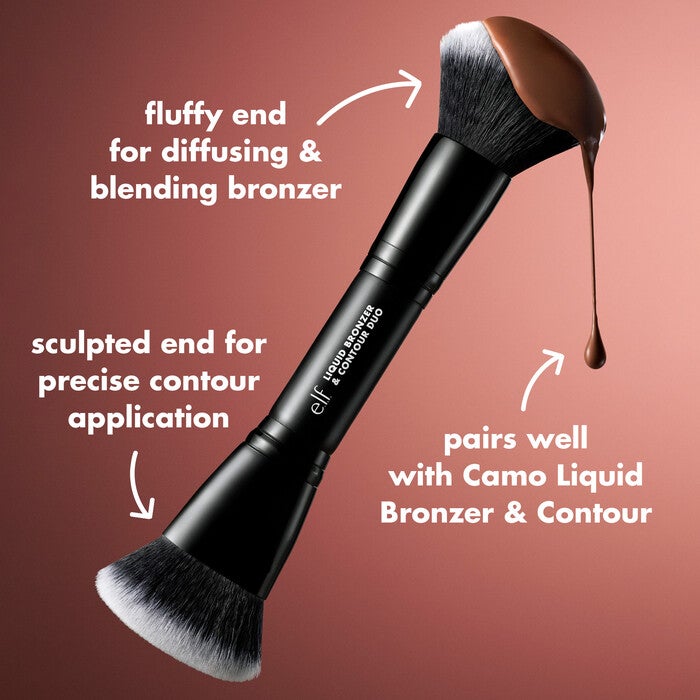E.l.f. Cosmetics Liquid Bronzer & Contour Duo Brush