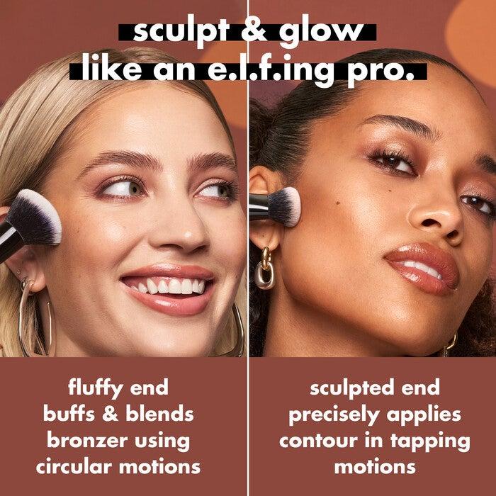 E.l.f. Cosmetics Liquid Bronzer & Contour Duo Brush