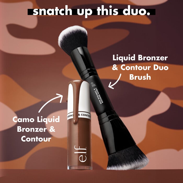 E.l.f. Cosmetics Liquid Bronzer & Contour Duo Brush