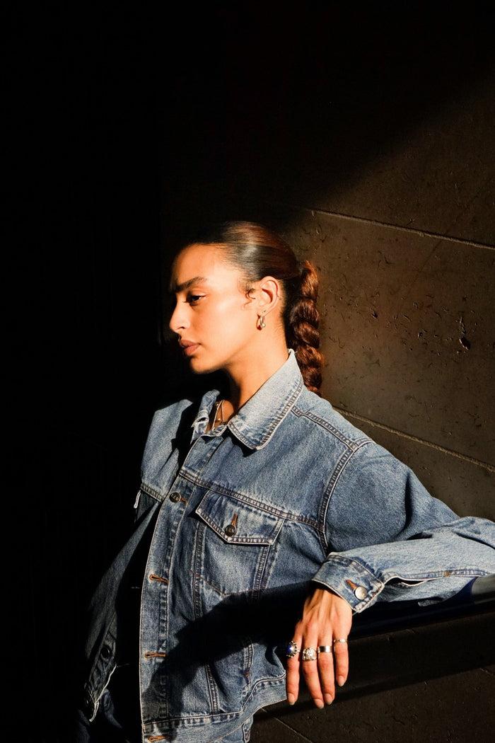 E.l.v. Denim Classic Denim Jacket Denim Mid Blue Jacket