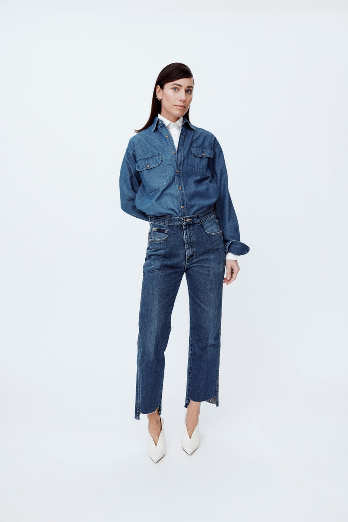 E.l.v. Denim Audrey Jeans Dark Blue Jeans
