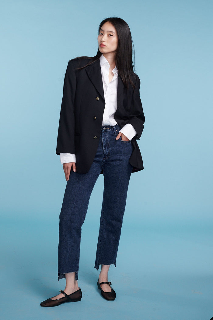 E.l.v. Denim Audrey Jeans Dark Blue Jeans
