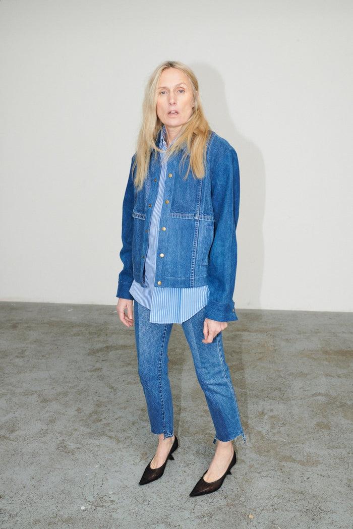 E.l.v. Denim Audrey Jeans Mid Blue Jeans