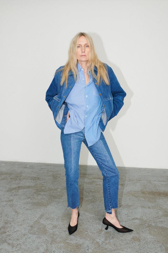 E.l.v. Denim Audrey Jeans Mid Blue Jeans