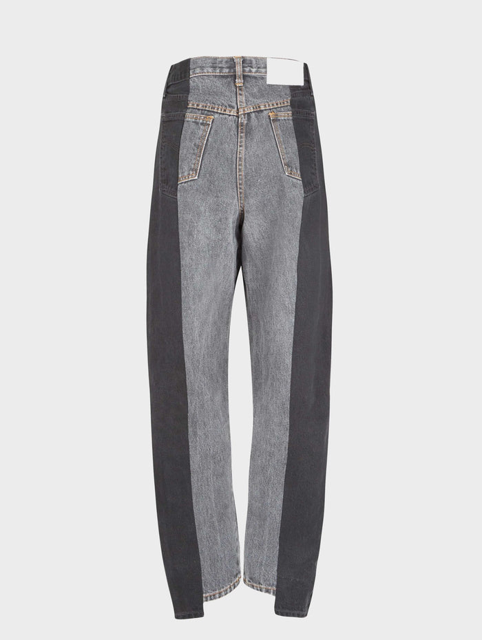 E.l.v. Denim Boyfriend Jean Black/Grey Jeans