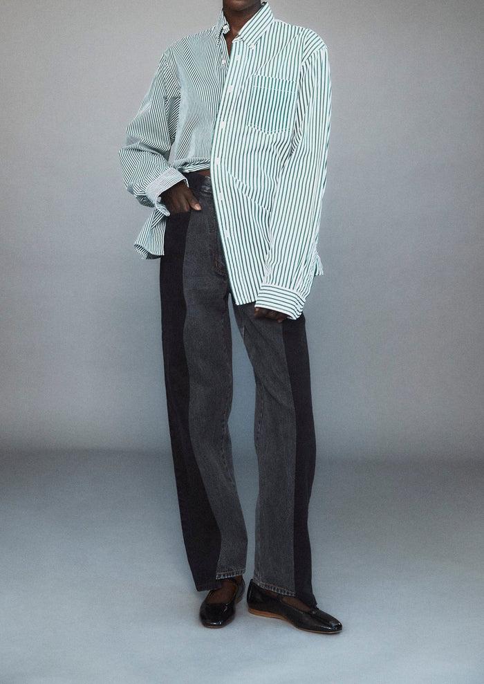 E.l.v. Denim Boyfriend Jean Black/Grey Jeans