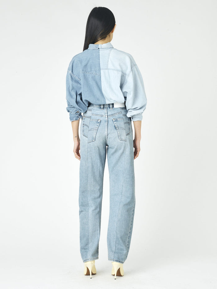 E.l.v. Denim Boyfriend Jean Light Blue Jeans