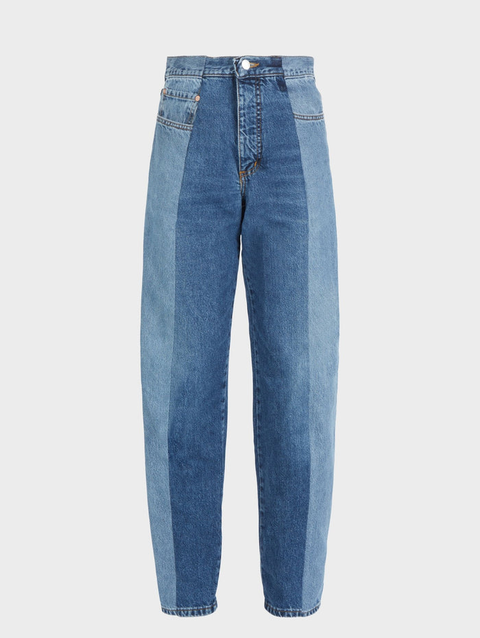 e.l.v. denim Boyfriend Jean Light/Mid Blue Jeans