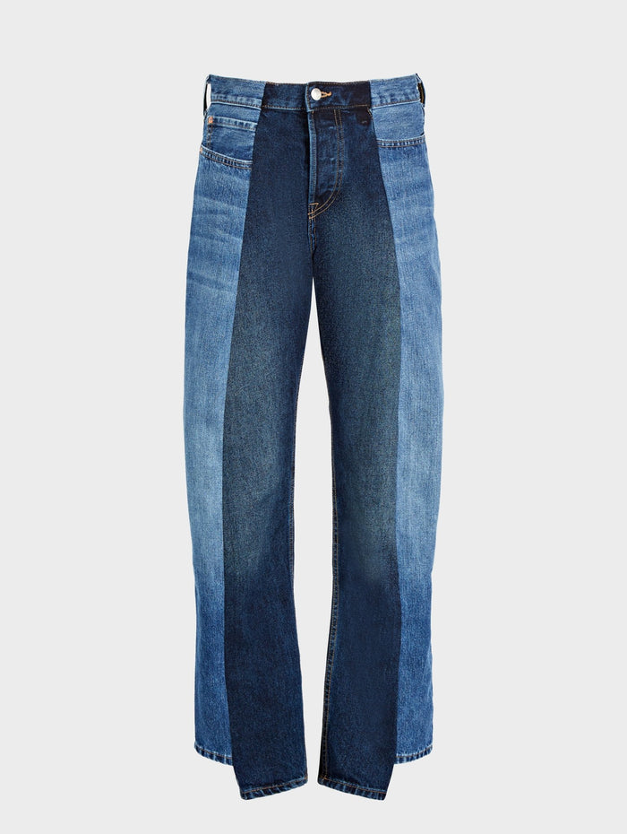 e.l.v. denim Boyfriend Jean Mid/Dark Blue Jeans