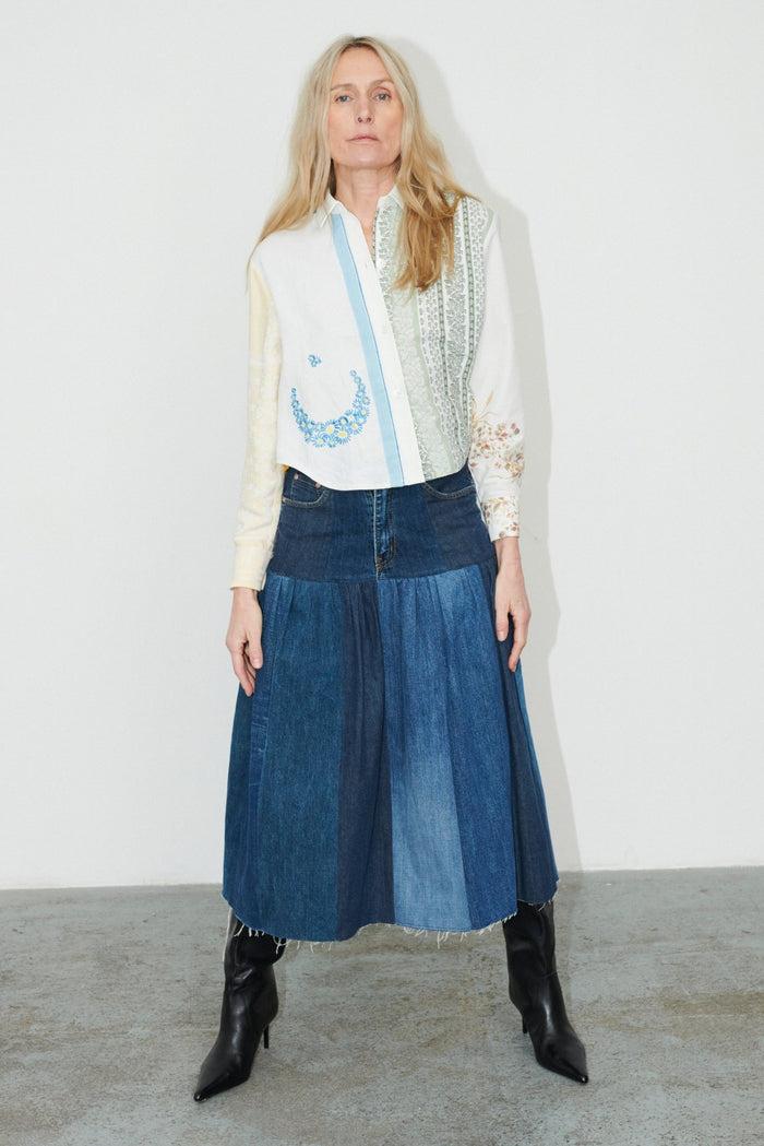 E.l.v. Denim Emilie Shirt Vintage Table Linen