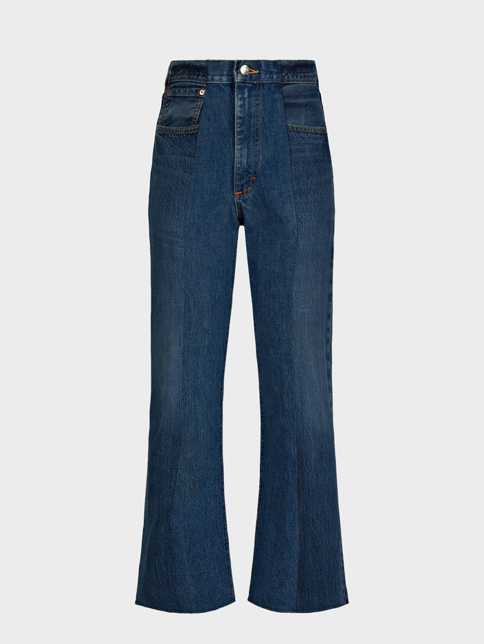 e.l.v. denim Flare Jean Dark Blue Jeans