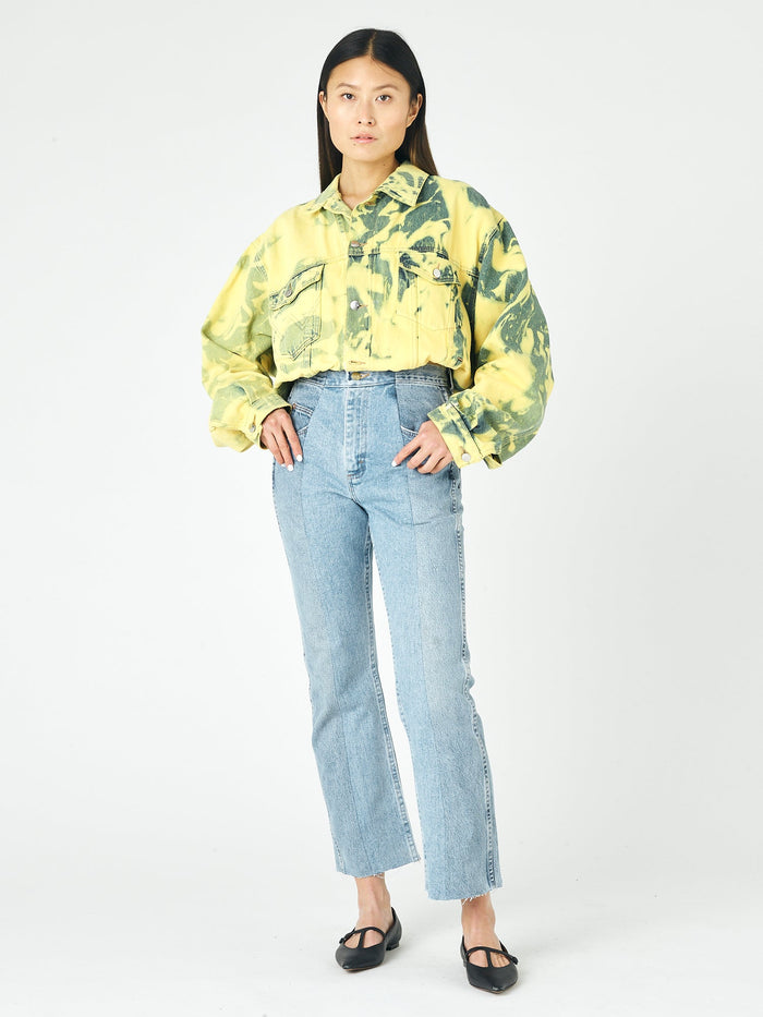 E.l.v. Denim Flare Jean Light Blue Jeans