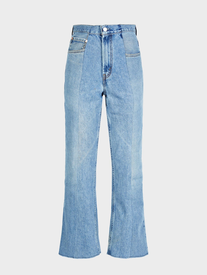 e.l.v. denim Flare Jean Light Blue Jeans