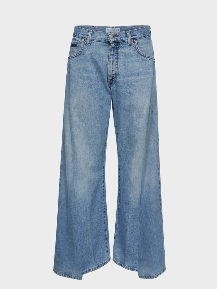e.l.v. denim Freya Wide Leg Jean Light Blue Jeans