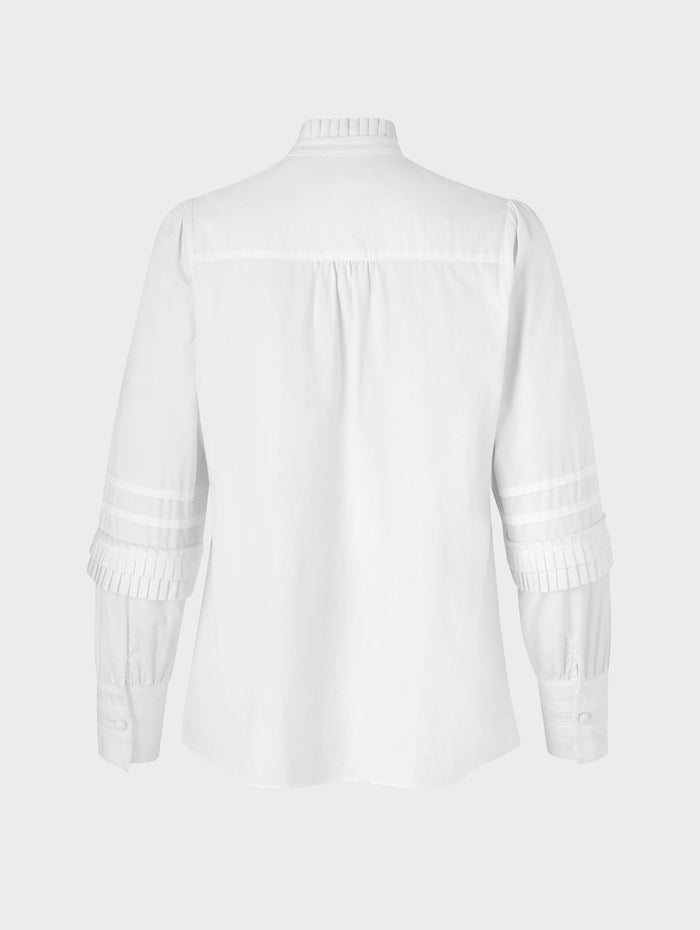 E.l.v. Denim Marnie Shirt Cotton Poplin White Shirt