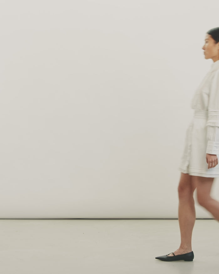 E.l.v. Denim Marnie Shirt Cotton Poplin White Shirt