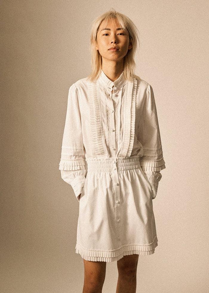 E.l.v. Denim Marnie Shirt Cotton Poplin White Shirt