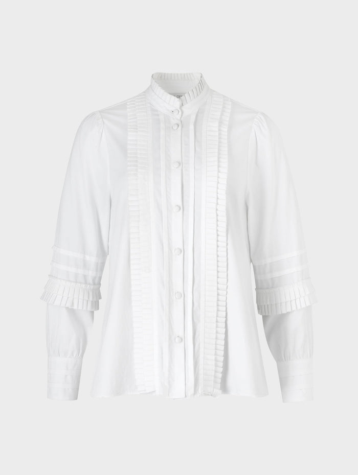 e.l.v. denim Marnie Shirt Cotton Poplin White Shirt