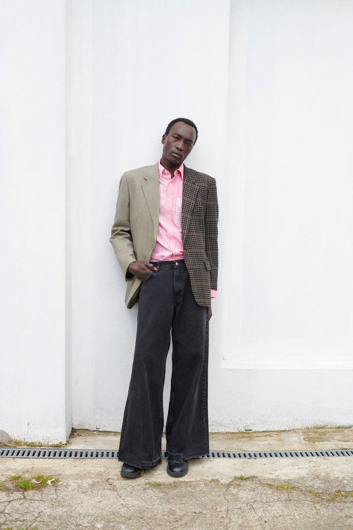 E.l.v. Denim Men's 1974 Jean Charcoal Grey Trousers