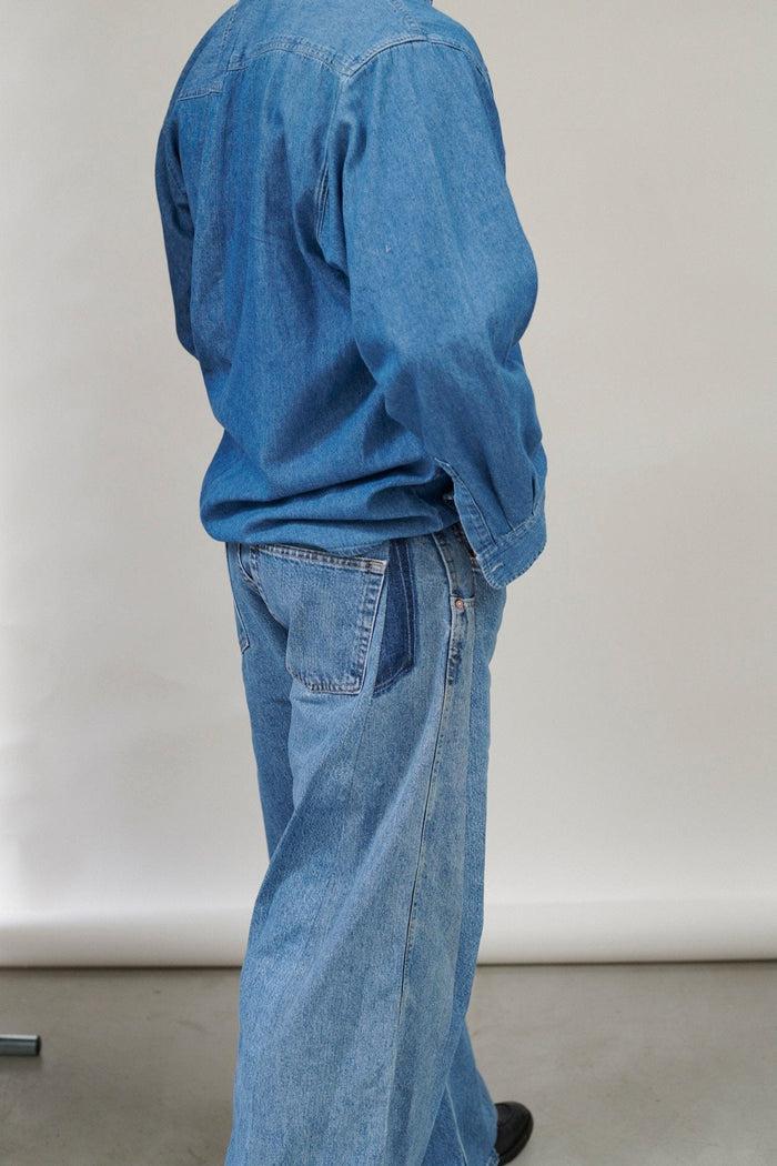 E.l.v. Denim Men's 1974 Jean Light Blue Trousers