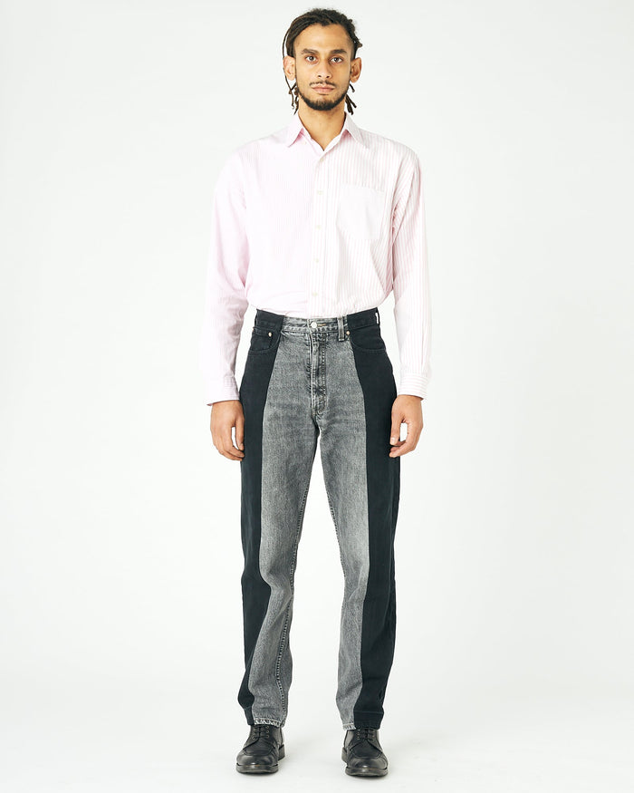 E.l.v. Denim Men's Garçon Jean Black Grey Jeans