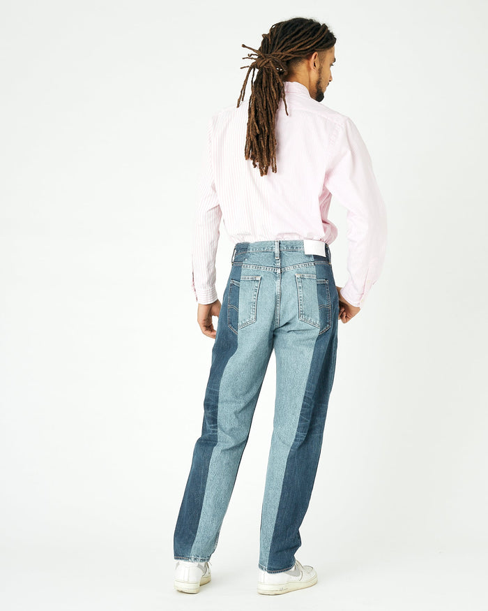 E.l.v. Denim Men's Garcon Jean Dark Mid Blue Jeans