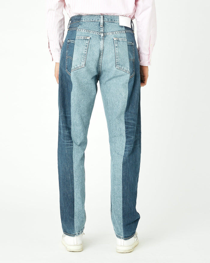 E.l.v. Denim Men's Garcon Jean Dark Mid Blue Jeans