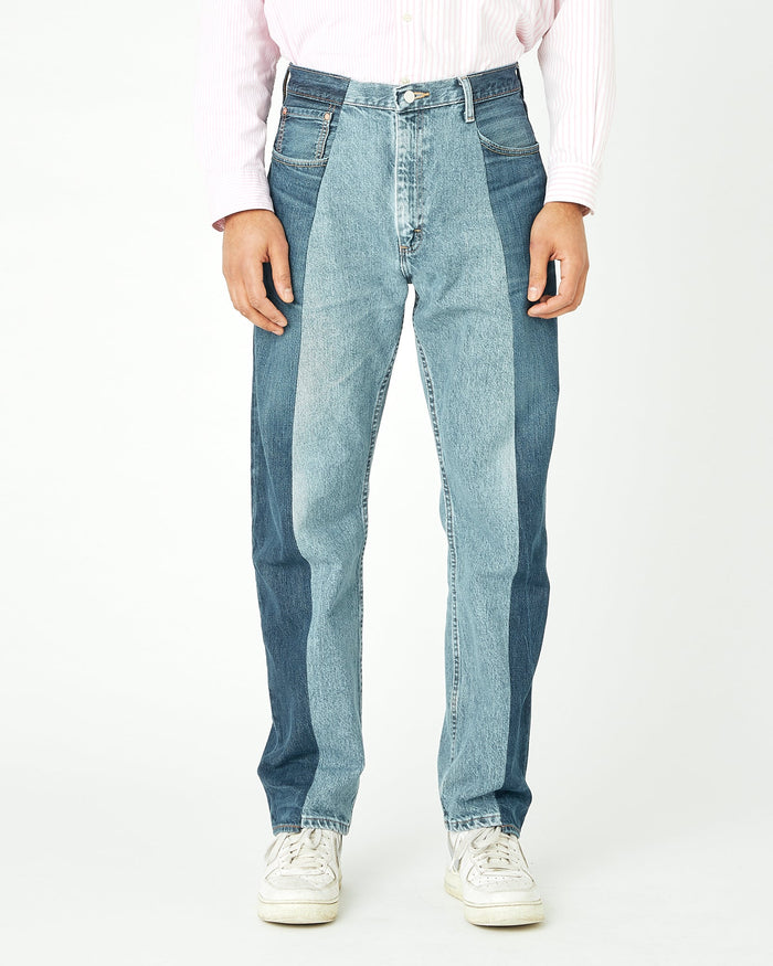 e.l.v. denim Men's Garcon Jean Dark Mid Blue Jeans