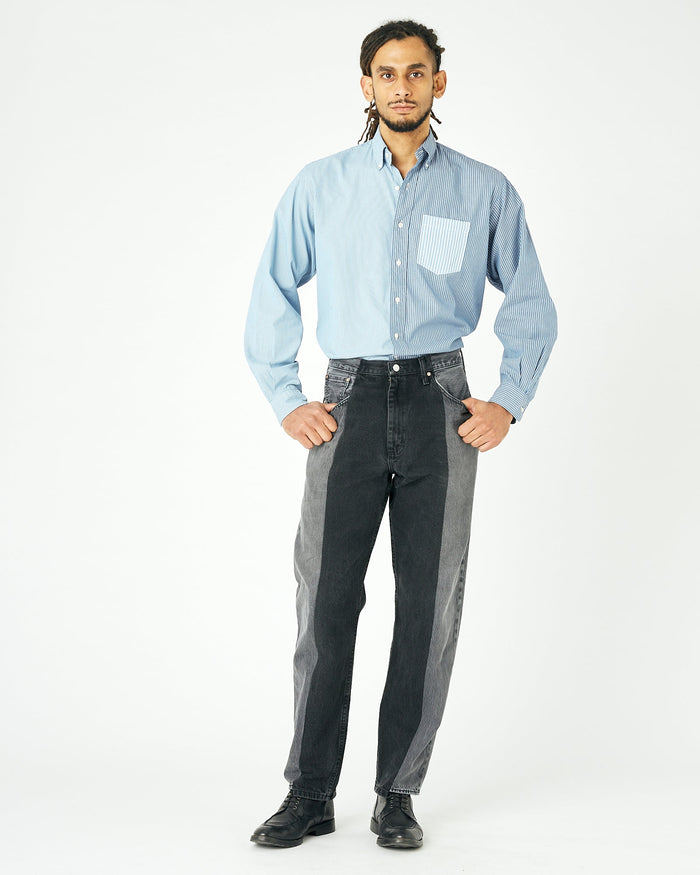 E.l.v. Denim Men's Garcon Jean Grey Black Jeans