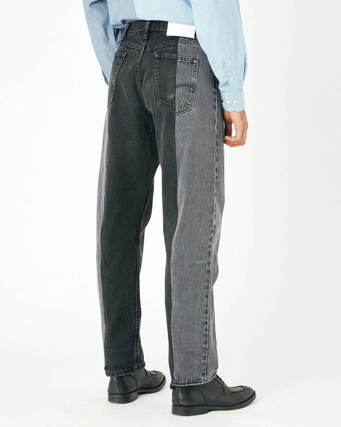 E.l.v. Denim Men's Garcon Jean Grey Black Jeans