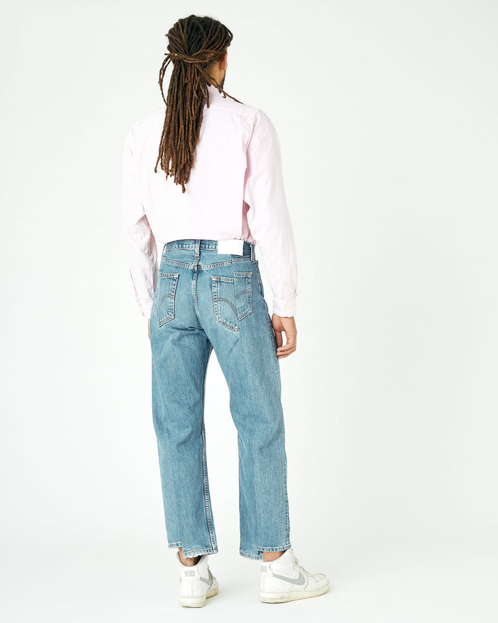 E.l.v. Denim Men's Garcon Jean Mid Blue Jeans