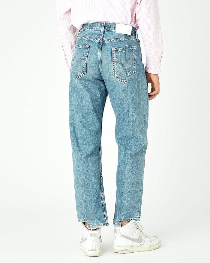 E.l.v. Denim Men's Garcon Jean Mid Blue Jeans